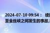 2024-07-10 09:54：  续报:沪陕高速商界段界牌方向丹凤至金丝峡之间发生的事故,目前事故路段临时管控。 ​​​