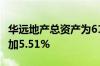 华远地产总资产为616.99亿元 比2019年末增加5.51%