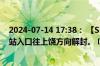 2024-07-14 17:38： 【S33上万高速】横峰、弋阳北收费站入口往上饶方向解封。 ​​​