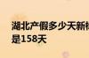 湖北产假多少天新标准 湖北产假是128天还是158天