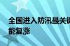 全国进入防汛最关键时期 长江上中游水位可能复涨