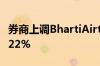 券商上调BhartiAirtel的ARPU估计预计上涨22%