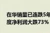 在华销量已连跌5年！日产汽车2024年一季度净利润大跌73%