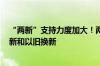 “两新”支持力度加大！两部门发文 3000亿元支持设备更新和以旧换新