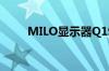 MILO显示器Q191的分辨率是多少