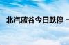 北汽蓝谷今日跌停 一机构净卖出1.78亿元