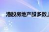 港股房地产股多数上涨 龙湖集团涨超5%