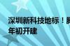 深圳新科技地标！腾讯前海新总部大楼2025年初开建