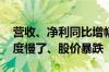 营收、净利同比增幅均下滑 狂飙的拼多多速度慢了、股价暴跌