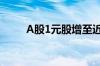 A股1元股增至近200只 8只为仙股