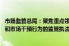 市场监管总局：聚焦重点领域突出问题 加大对不当市场竞争和市场干预行为的监管执法力度