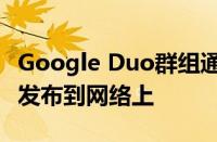 Google Duo群组通话将作为Chrome预览版发布到网络上