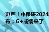 更严！中保研2024年测评车型第一次结果发布：G+成绩来了