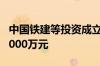 中国铁建等投资成立矿业工程公司 注册资本2000万元