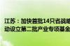 江苏：加快首批14只省战略性新兴产业专项基金落地投资 启动设立第二批产业专项基金